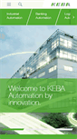 Mobile Screenshot of keba.com